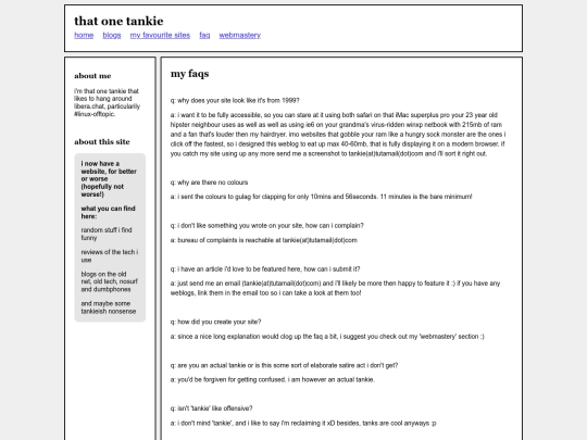 faq screenshot