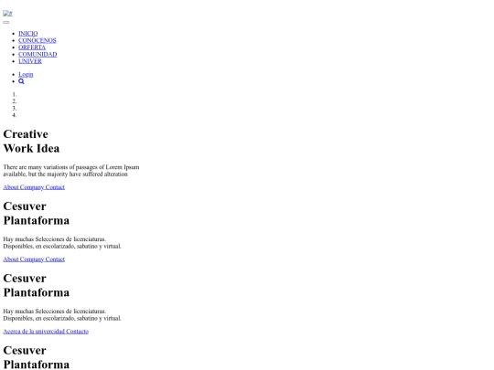 Plataforma de Cesuver screenshot