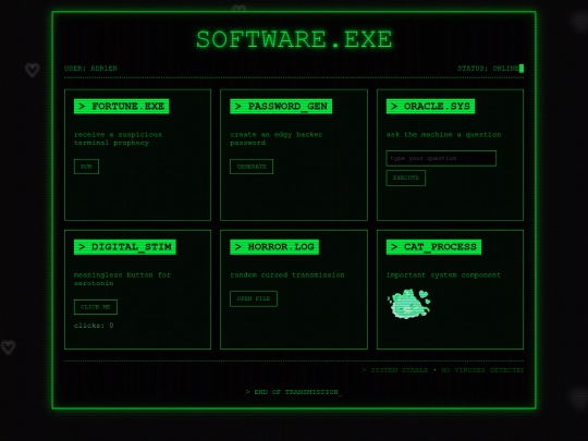 software screenshot