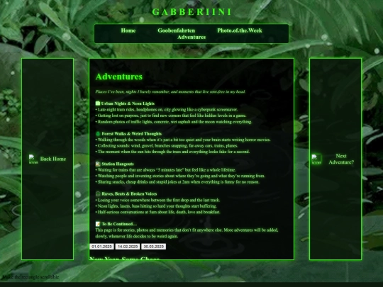 Adventures screenshot