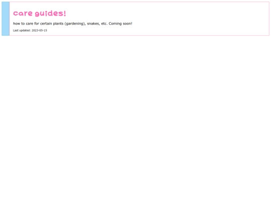 wip/care_guides screenshot