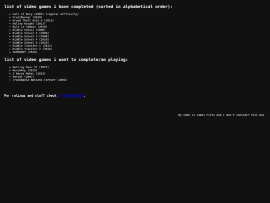 games screenshot