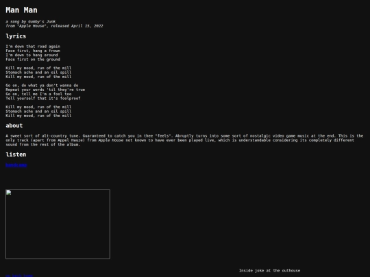 gumby/songs/manman screenshot