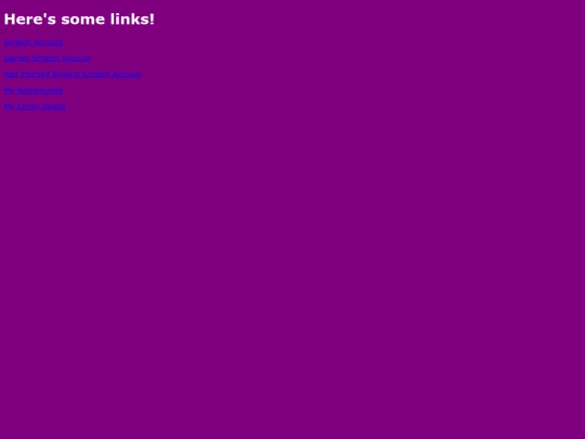 links screenshot
