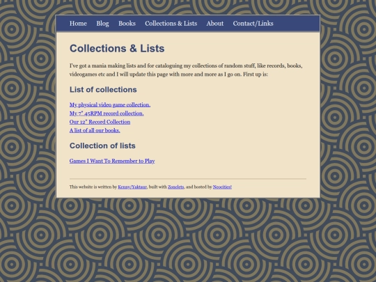 collections screenshot