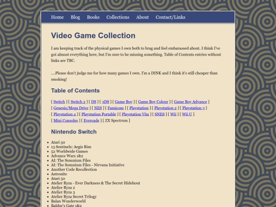 lists/colgames screenshot