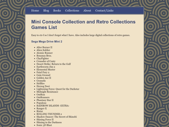 lists/minicon screenshot