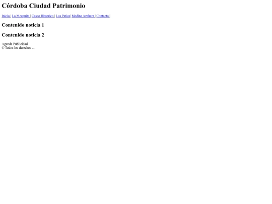 Web Cordoba Patrimonio screenshot