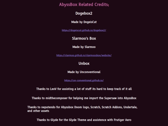 abyssbox/credits screenshot