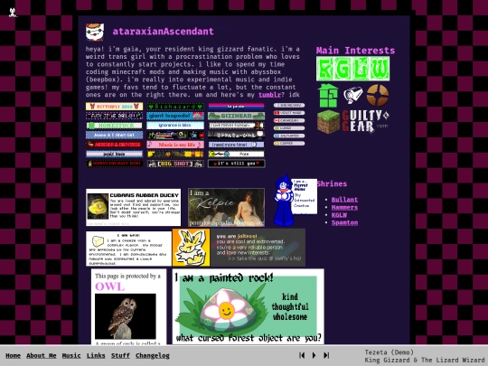 pages/aboutme screenshot