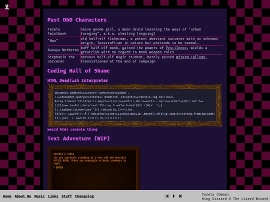pages/stuff screenshot