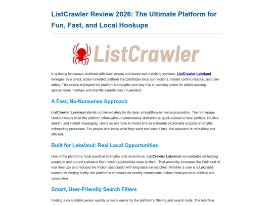 ListCrawler screenshot