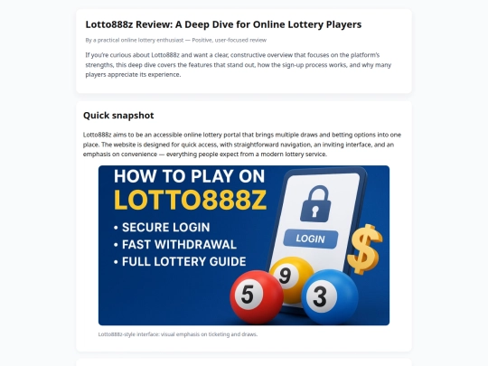 lotto888z-com screenshot