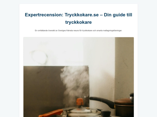 tryckkokare screenshot