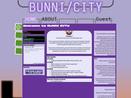 home screenshot