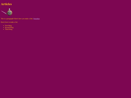 articles screenshot