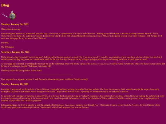 blog screenshot