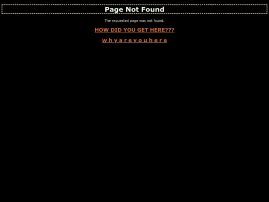 not_found screenshot