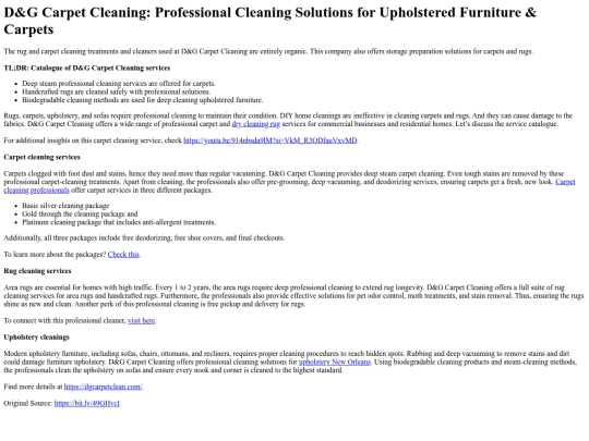 DGCarpetCleaningProfessionalCleaningSolutionsforUpholsteredFurnitureCarpets screenshot