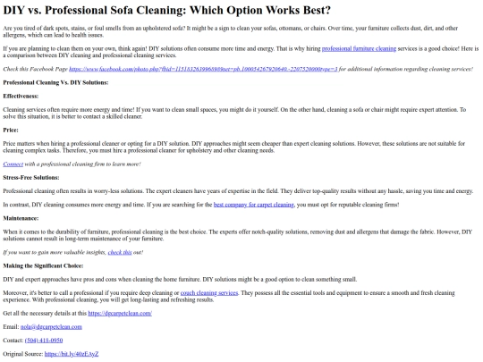 DIYvs.ProfessionalSofaCleaningWhichOptionWorksBest screenshot