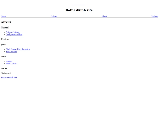 articles screenshot