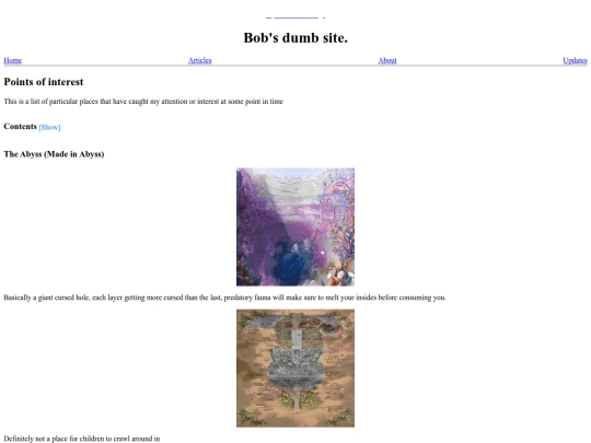 articles/points-of-interest screenshot