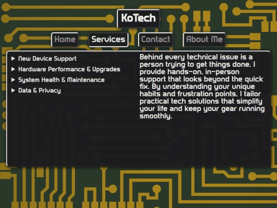 service screenshot