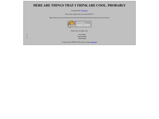 test screenshot