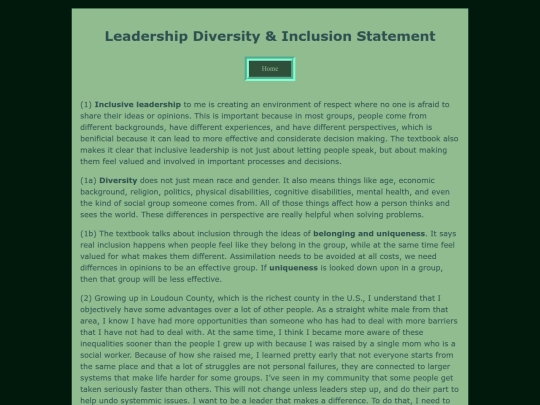 Diversity screenshot