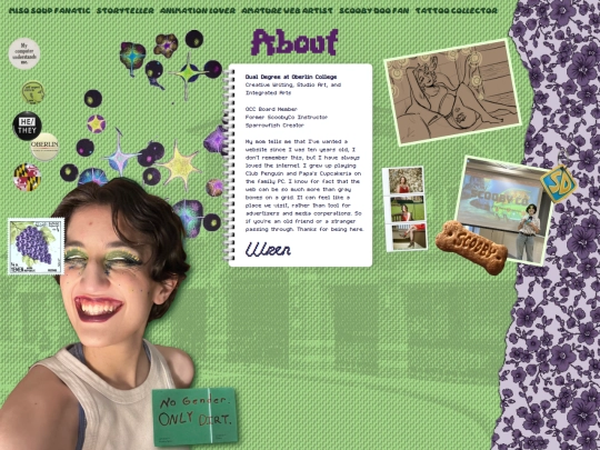 about-me screenshot