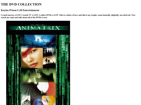 THEDVDCOLLECTION screenshot