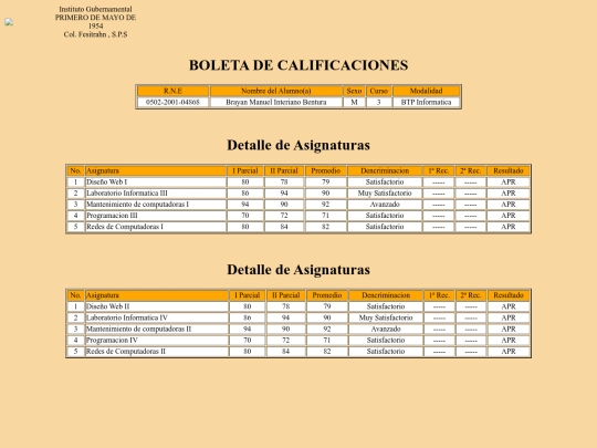 Boleta screenshot