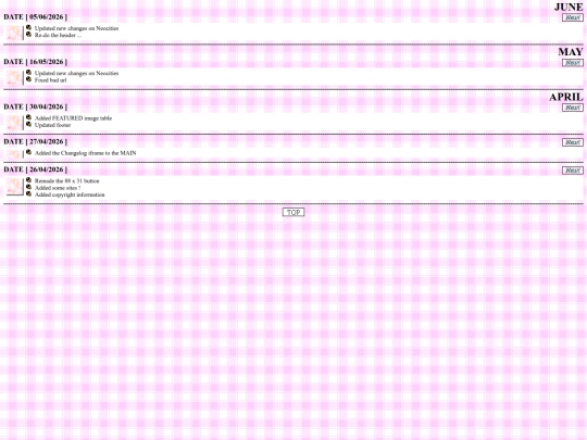top/changelog screenshot