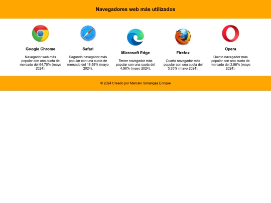 WebNavegadores screenshot