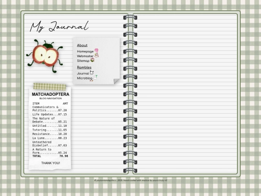 journal screenshot
