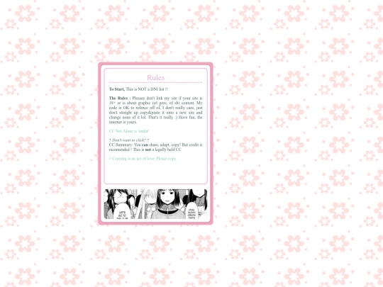 rules screenshot