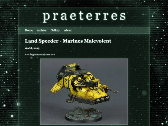 posts/2025-07-16-Marines-Malevolent-Land-Speeder screenshot