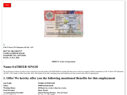 visa2 screenshot