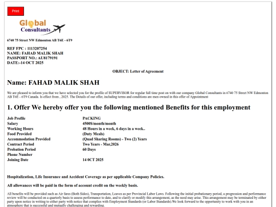 visa6 screenshot
