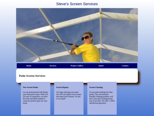 lab2 ch10/services screenshot