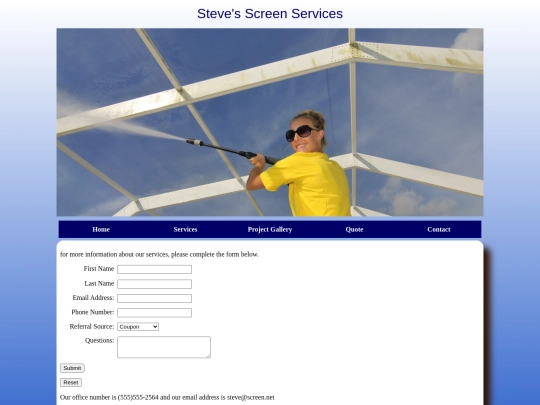 lab2ch8/contact screenshot