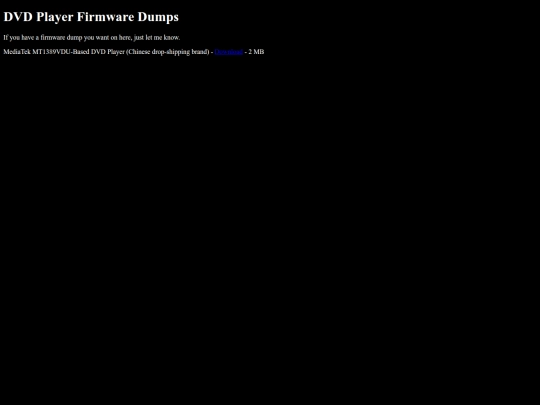 firmware screenshot