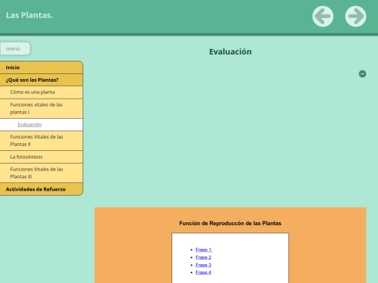 PRESENTACIÓNDELASPLANTAS/FINALFINAL/evaluacin screenshot