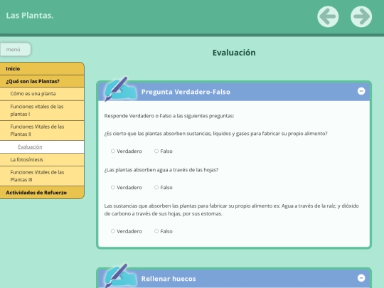 PRESENTACIÓNDELASPLANTAS/FINALFINAL/evaluacin0 screenshot