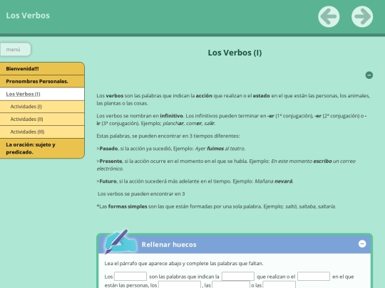 SJD/los_verbos_i screenshot