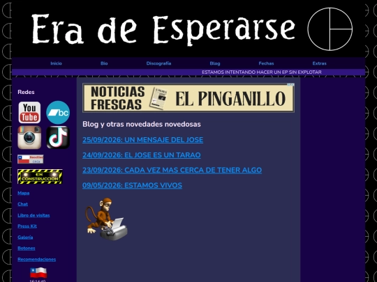 blog screenshot