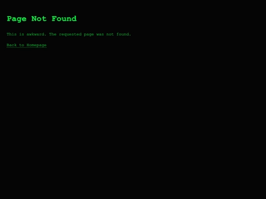 not_found screenshot