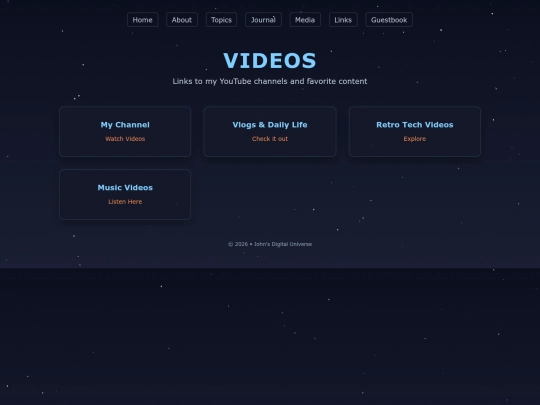 media/videos screenshot