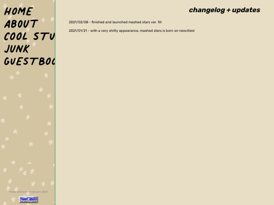 changelog screenshot