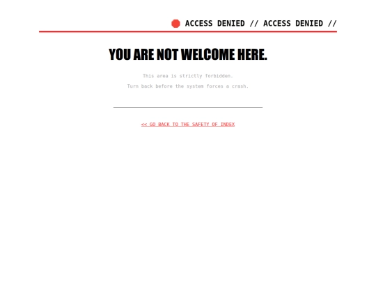 Secretpage screenshot